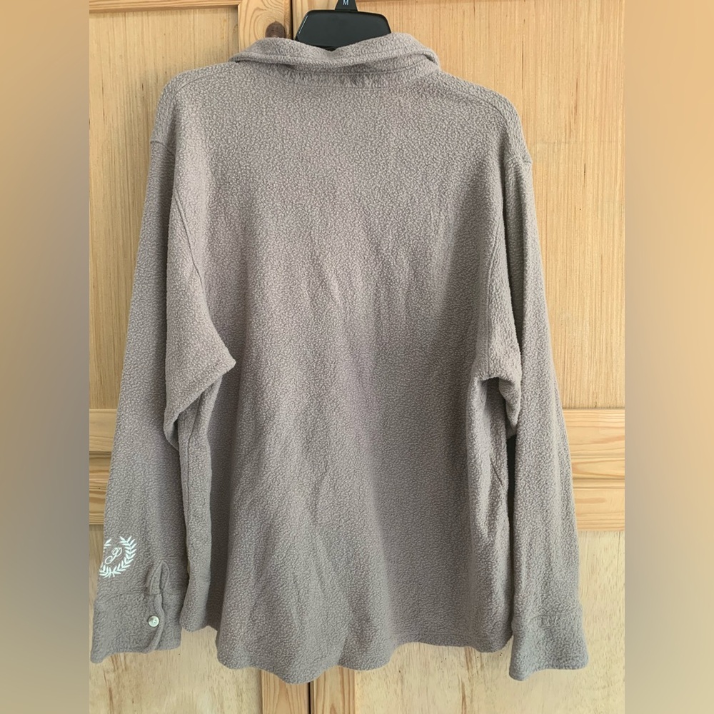 PINK Victoria's Secret Nubby Fleece Shirt/Shacket Sz M Super Nice! - Picture 4 of 4